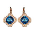 Auskarai "Nostalģija III (Bermuda Blue)" su Swarovski™ kristalais